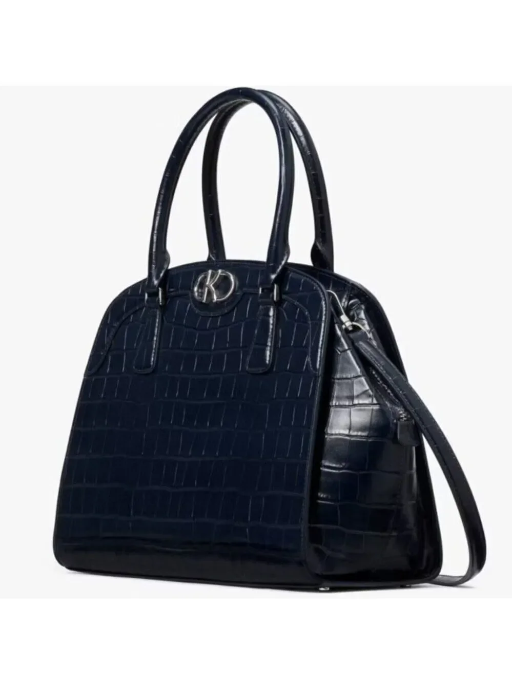 ♠️♠️ Kate Spade Kyla Croc Embossed Satchel NWT